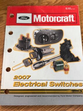 2007 Ford MotorCraft ElectricalSwitches Catalog SP251R